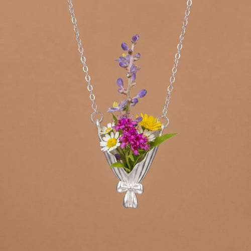 Bloom Anywhere | Tiny Bouquet Necklace