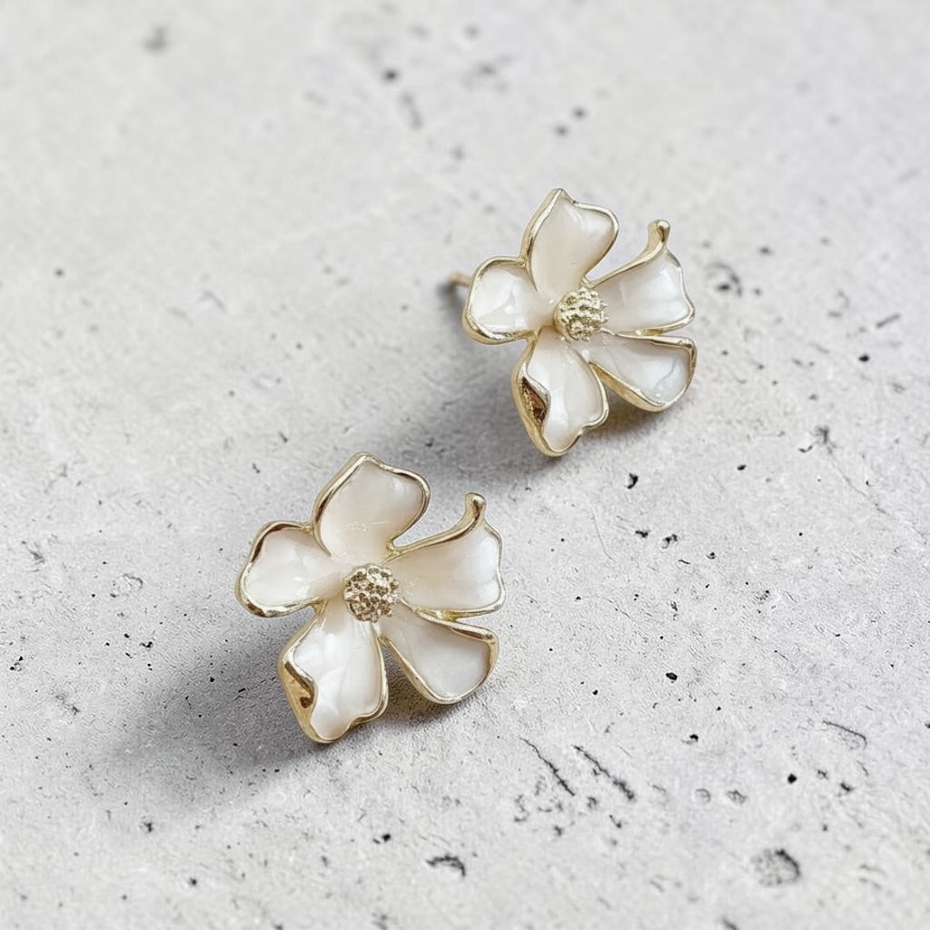 Ethereal Bloom Floral Earrings