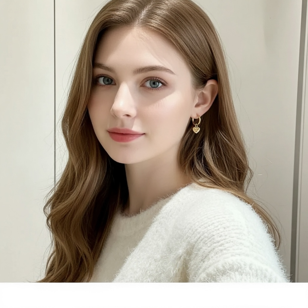 Puffy Heart Accent Hoops