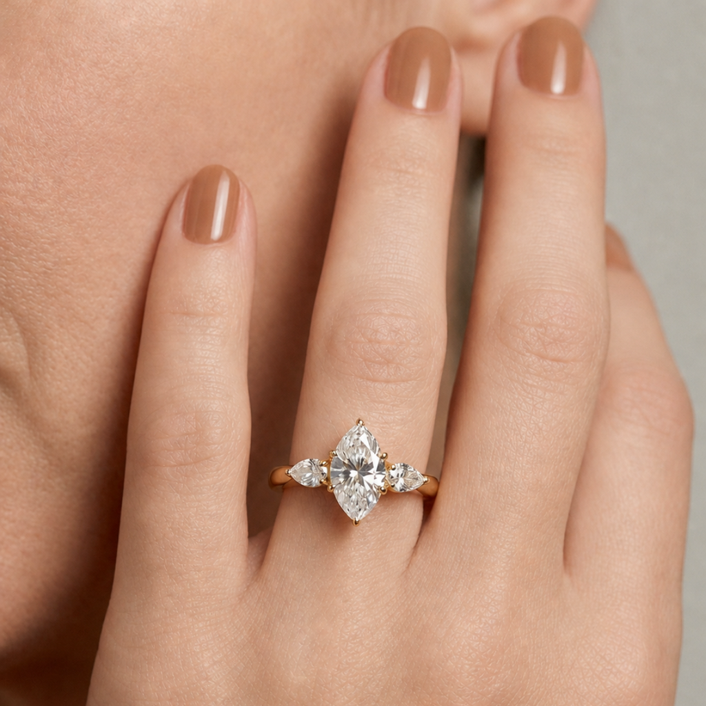 Anam Cara Marquise Soulmate Ring
