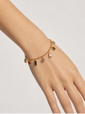 SoulGlow Rainbow Bezel Bracelet