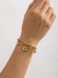 Celestial Protection Heart Lock Bracelet
