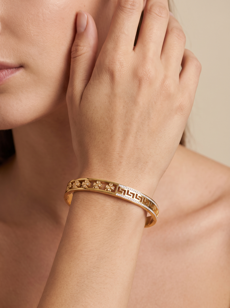 The Soulmate Clover Cuff