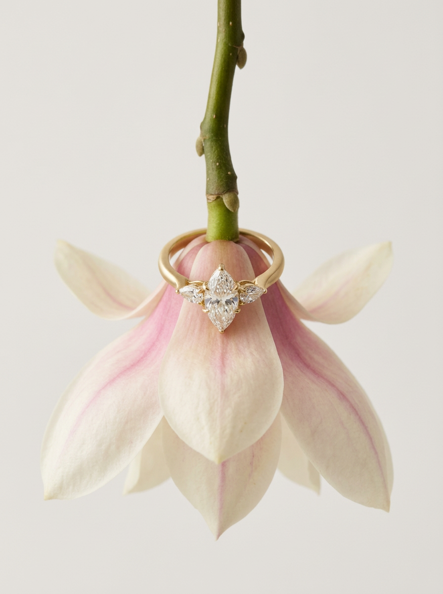 Anam Cara Marquise Soulmate Ring